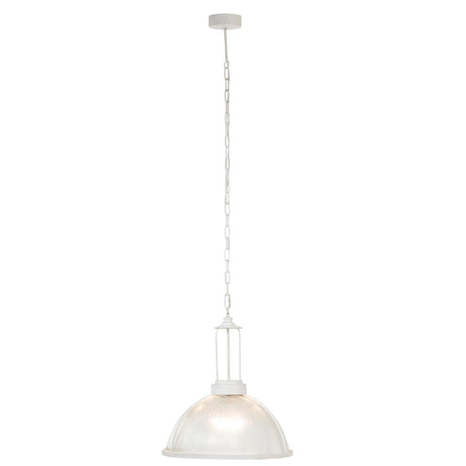 Hanglamp Wit Glas Rond 47 cm 47x47x158 cm-Hanglampen-J-Line
