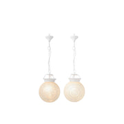 Hanglamp Wit Ijzer S 16 cm 16x16x75 cm-Hanglampen-J-Line