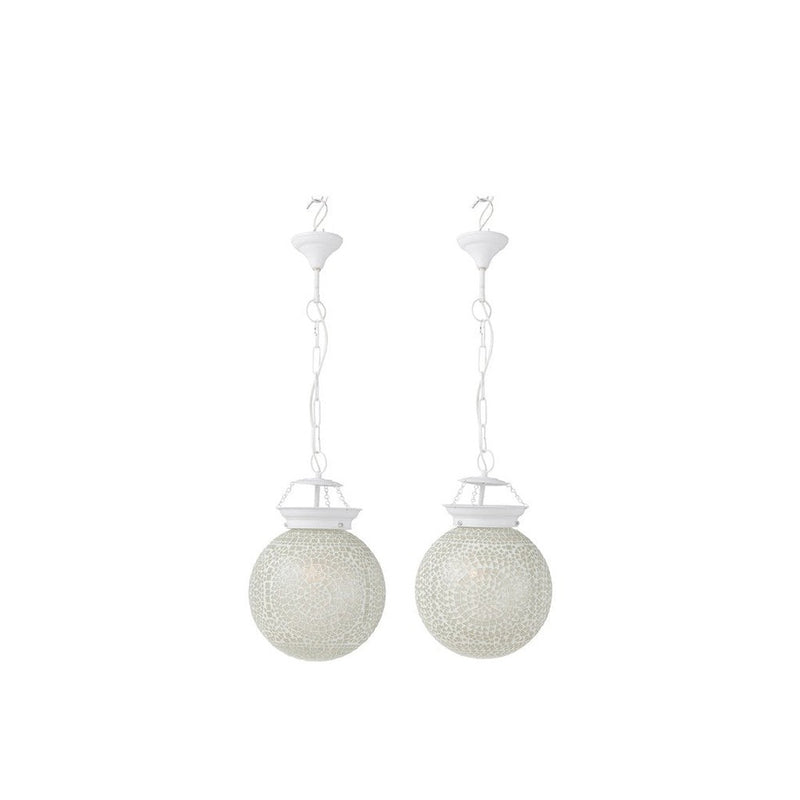Hanglamp Wit Ijzer S 16 cm 16x16x75 cm-Hanglampen-J-Line
