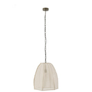 Hanglamp Wit Linnen S 42 cm 42x49x161 cm-Plafondlampen-J-Line