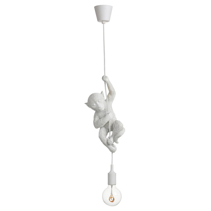 Hanglamp Wit Polykunsthars 12 cm-Tafellampen-J-Line