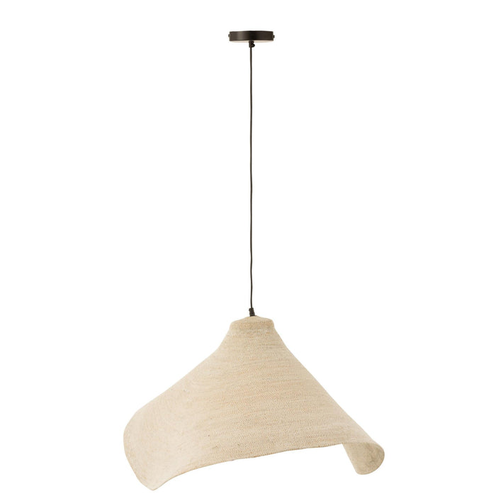 Hanglamp Wit Zeegras 82 cm-Tafellampen-J-Line