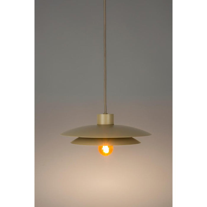 Hanglamp Wubbo Metaal Beige 26.5x26.5 cm E27-Tafellampen-Creating Home