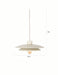 Hanglamp Wubbo Metaal Beige 26.5x26.5 cm E27-Tafellampen-Creating Home