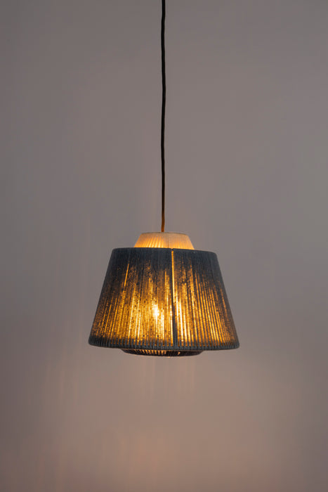 Hanglamp Yumi Polyester Blauw Ø26x20 cm Irrelevant-Tafellampen-Creating Home