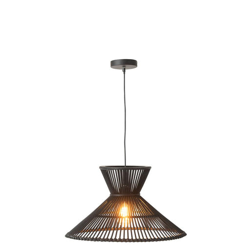Hanglamp Zwart Bamboe S 53 cm 53x53x147 cm-Hanglampen-J-Line