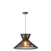 Hanglamp Zwart Bamboe S 53 cm-Hanglampen-J-Line