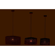Hanglamp Zwart Ijzer 50 cm Ijzer,gras 50x50x26 cm 43805-Hanglampen-J-Line