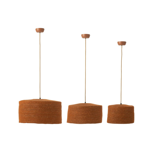 Hanglamp Zwart Ijzer 50 cm Ijzer,gras 50x50x26 cm 43805-Hanglampen-J-Line