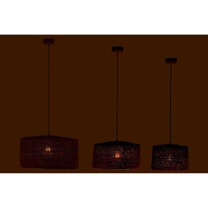 Hanglamp Zwart Ijzer 50 cm - Ijzer,gras-Tafellampen-J-Line