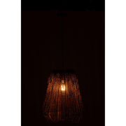 Hanglamp Zwart Ijzer L 39 cm 39x39x50 cm-Hanglampen-J-Line