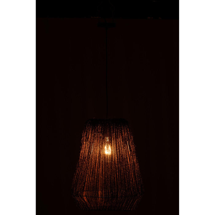 Hanglamp Zwart Ijzer L 39 cm 39x39x50 cm-Hanglampen-J-Line
