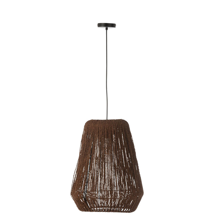 Hanglamp Zwart Ijzer L 39 cm-Tafellampen-J-Line