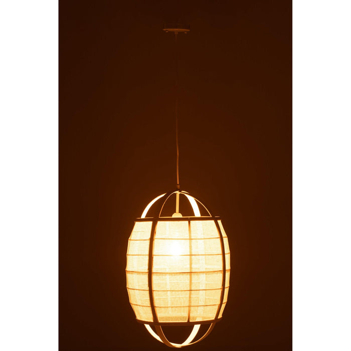 Hanglamp Zwart Ijzer S 37 cm Zwart 37x37x56 cm 46378-Hanglampen-J-Line
