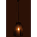 Hanglamp Zwart Linnen 42 cm-Hanglampen-J-Line