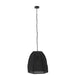 Hanglamp Zwart Linnen S 42 cm 42x49x161 cm-Plafondlampen-J-Line