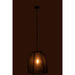 Hanglamp Zwart Linnen S 42 cm-Hanglampen-J-Line