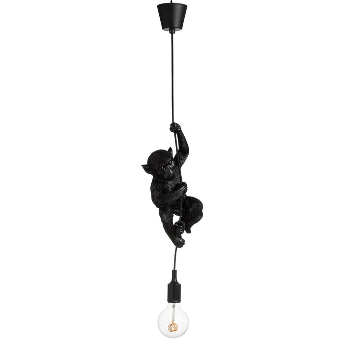 Hanglamp Zwart Polykunsthars 12 cm-Tafellampen-J-Line