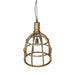 Hanglamp - ø40x50 - goud - metaal-Hanglampen-HSM Collection