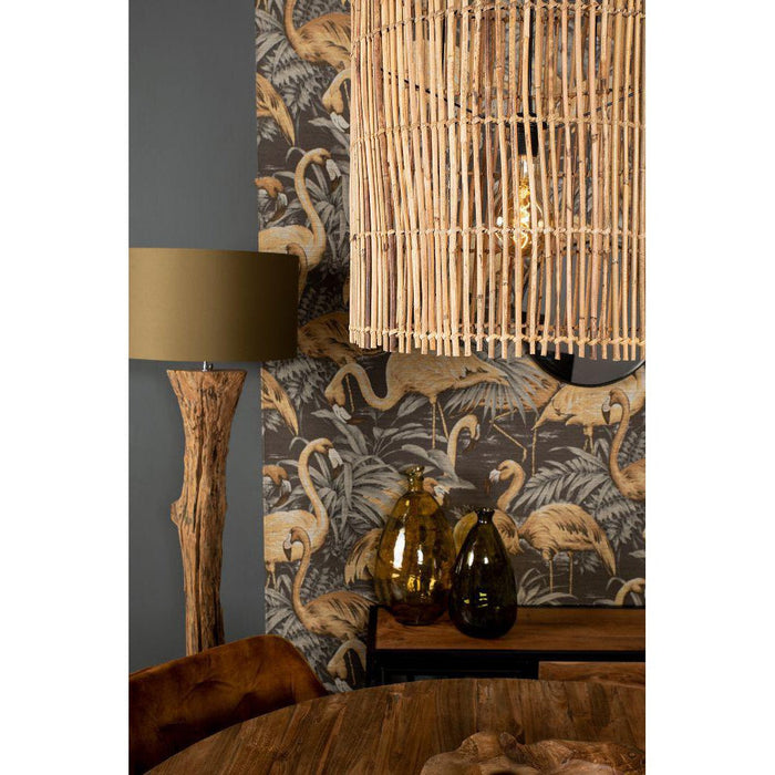 Hanglamp - ø50 - rotan - naturel-Hanglampen-HSM Collection