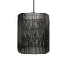 Hanglamp - ø50 - rotan - zwart wash-Hanglampen-HSM Collection