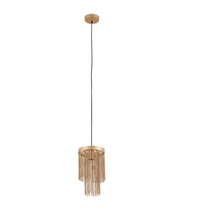 Hanglampen Brenton Goud IJzer Chains Rond Hanglamp S-Hanglampen-PTMD
