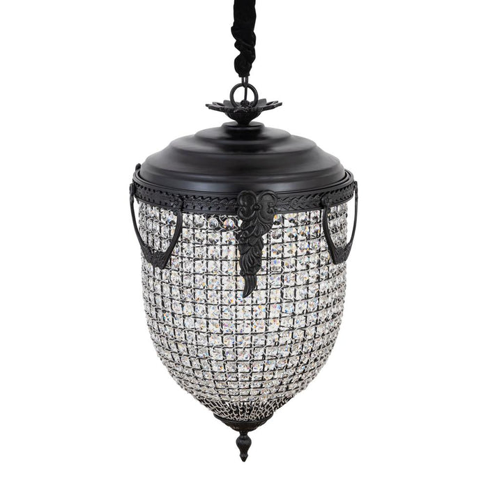 Hanglampen Hanglamp Lidde Crystal Ovaal Chandelier Lamp Classic L-Hanglampen-PTMD