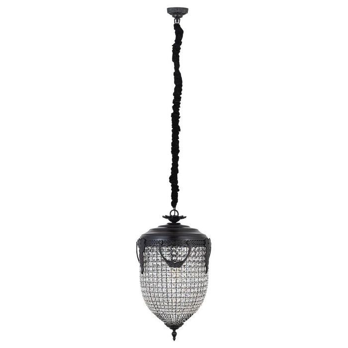 Hanglampen Hanglamp Lidde Crystal Ovaal Chandelier Lamp Classic L-Hanglampen-PTMD