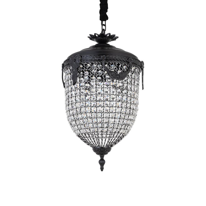 Hanglampen Hanglamp Lidde Crystal Ovaal Chandelier Lamp Classic S-Hanglampen-PTMD