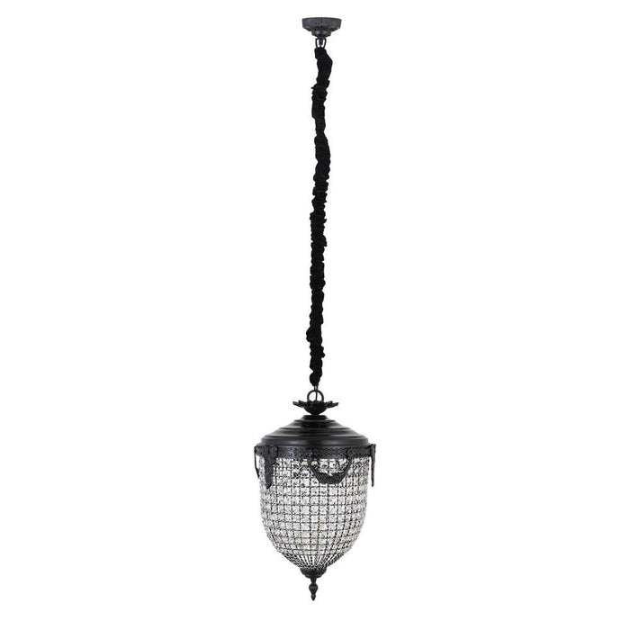 Hanglampen Hanglamp Lidde Crystal Ovaal Chandelier Lamp Classic S-Hanglampen-PTMD