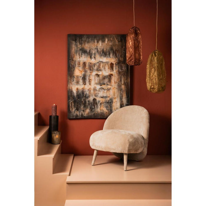 Hanglampen Hanglamp Maitia Goud Rough Looking Stof Plafondlamp-Hanglampen-PTMD