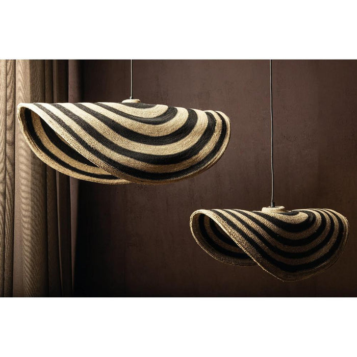 Hanglampen Loulou Naturel Seagrass Wavy Hanglamp S-Hanglampen-PTMD