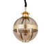 Hanglampen Mikk Messing Antiek Luster Glas Hanglamp Rnd M-Hanglampen-PTMD