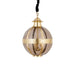 Hanglampen Mikk Messing Antiek Luster Glas Hanglamp Rnd S-Hanglampen-PTMD