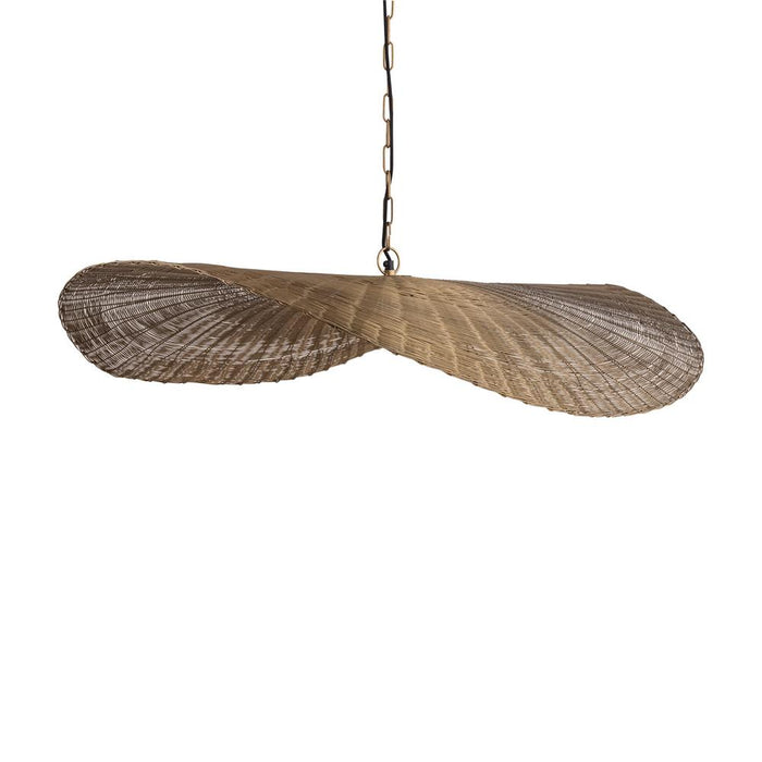 Hanglampen Shauney Goud IJzer Wavy Hanglamp Rond L-Hanglampen-PTMD