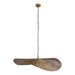 Hanglampen Shauney Goud IJzer Wavy Hanglamp Rond L-Hanglampen-PTMD