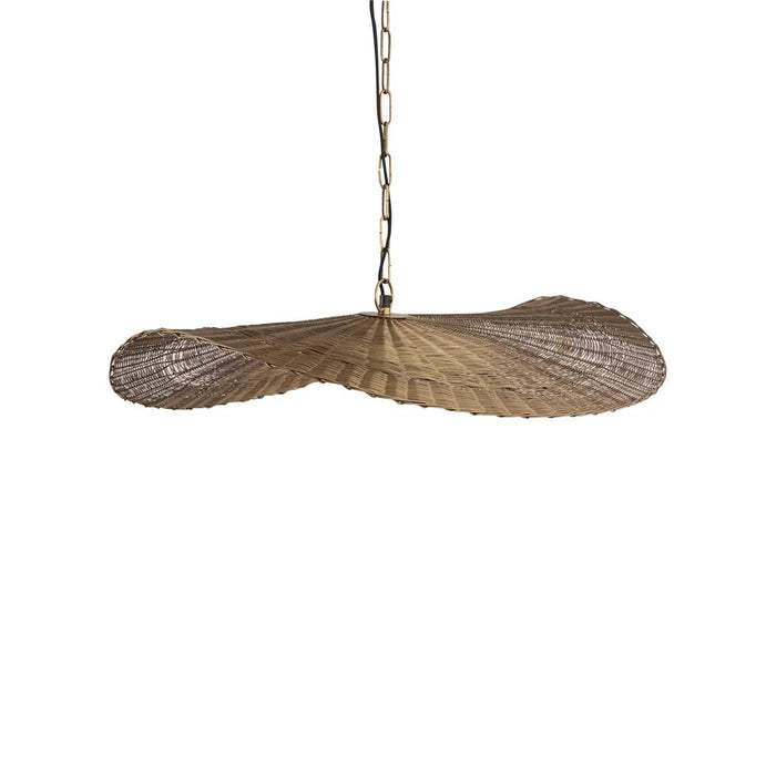 Hanglampen Shauney Goud IJzer Wavy Hanglamp Rond S-Hanglampen-PTMD