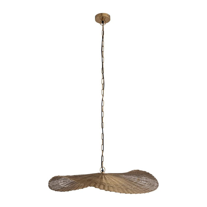 Hanglampen Shauney Goud IJzer Wavy Hanglamp Rond S-Hanglampen-PTMD
