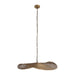 Hanglampen Shauney Goud IJzer Wavy Hanglamp Rond S-Hanglampen-PTMD