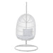 Hangstoel Ovaal staal wit-Hangstoelen-J-Line