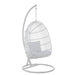 Hangstoel Ovaal staal wit-Hangstoelen-J-Line