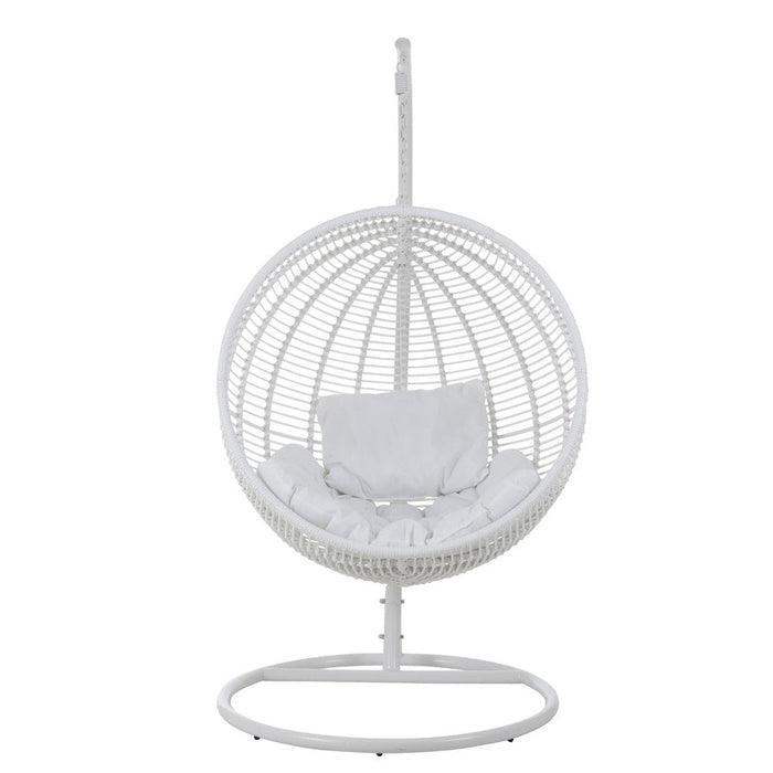 Hangstoel Rond Steel Wit-Hangstoelen-J-Line