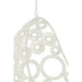 Hangstoel+kussens Bula metaal/riet wit-Hangstoelen-J-Line