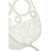 Hangstoel+kussens Bula metaal/riet wit-Hangstoelen-J-Line