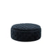 Hassock Rond Buttons Wilson Velvet Birch Anthracite-Poefs-J-Line