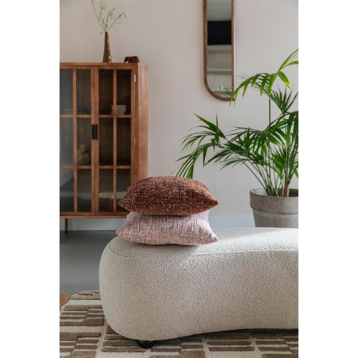 Hocker Noxx Beige Polyester 120 cm-Poefen-Creating Home