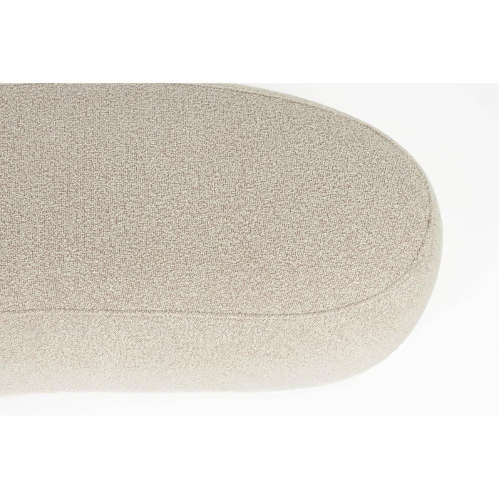 Hocker Noxx Beige Polyester 120 cm-Poefen-Creating Home
