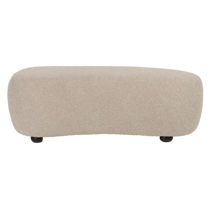 Hocker Noxx Beige Polyester 120 cm-Poefen-Creating Home