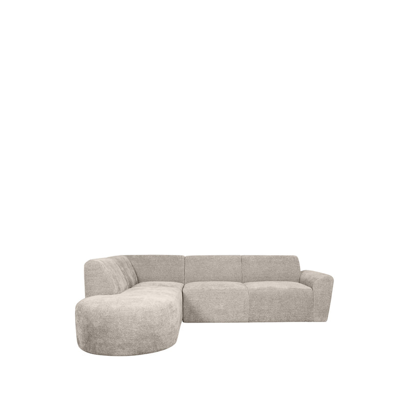 Hoekbank Espen Naturel Chenille Hoekbank Links 267x223x79 cm-Hoekbanken-LABEL51
