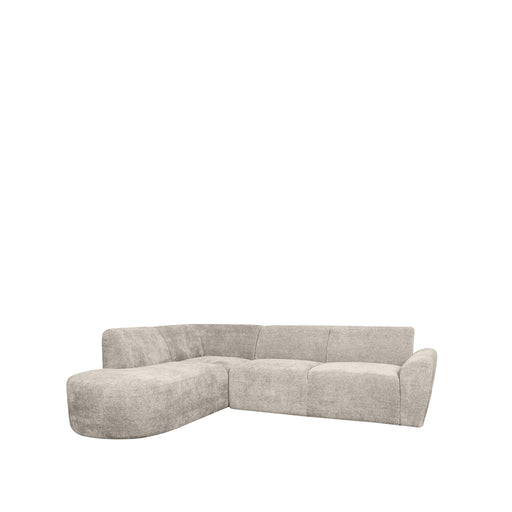 Hoekbank Espen Naturel Chenille Hoekbank Links 267x223x79 cm-Hoekbanken-LABEL51